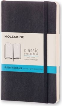 Moleskine Bloco Soft Preto Pontos Pequeno