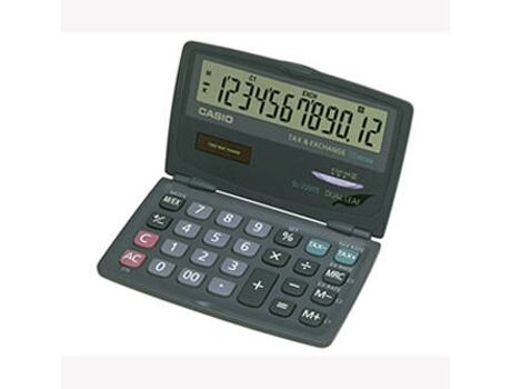 Casio Calculadora Básica SL220TE Cinzento (12 dígitos)