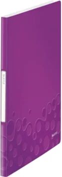 Leitz Pasta WOW 20 bolsas Roxo (A4 - Capacidade: 40 folhas)