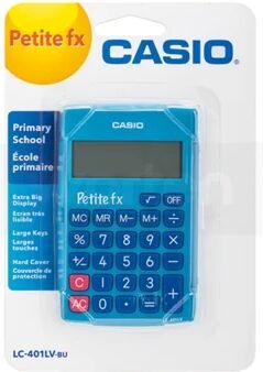 Casio Calculadora Básica LC 401LV Azul (8 dígitos)