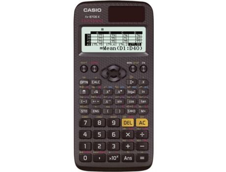 Casio Calculadora Científica FX-87DE X Preto (12 dígitos)