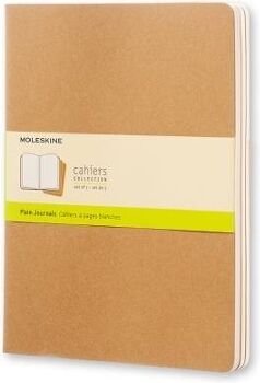 Moleskine Pack 3 Blocos Cahier Journal Extra Large