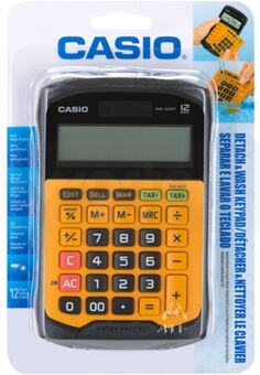 Casio Calculadora Básica WM-320 MT Amarelo (12 dígitos)