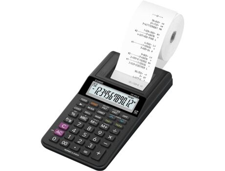 Casio Calculadora com Impressão HR-8REC (12 dígitos)