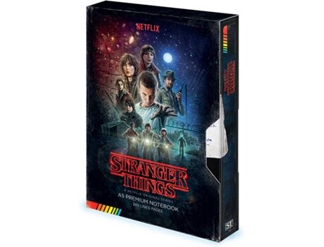 Stranger Things Caderno SUPERPLAY INTERNATIONAL Premium A5 VHS