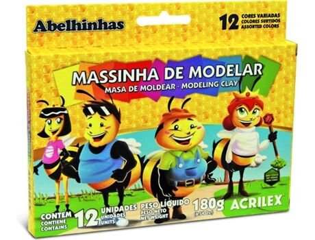 Acrilex Plasticina Art Kids 180 g (Idade Mínima: 3 anos)