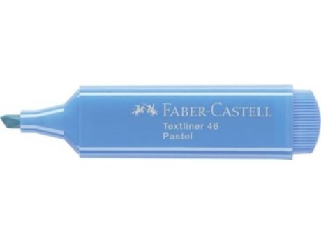Faber Castell Marcador Fluorescente Pastel Azul