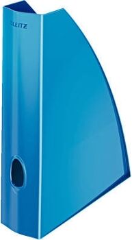 Leitz Porta-Revistas WOW Azul (31.2 x 7.5 x 25.8 cm)