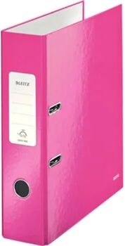 Leitz Dossier WOW 80 mm Rosa (A4 - Capacidade: 600 folhas)