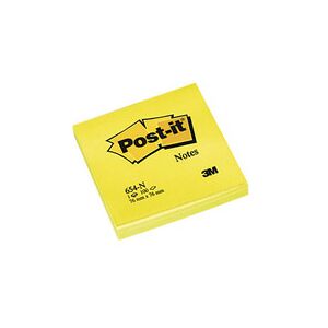 Post-it 654 neongul 76x76 6st/fp