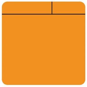 Post-it magnetisk, orange, 10-pack