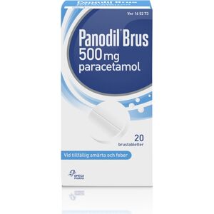 Panodil Brus 500 mg 20 brustabletter