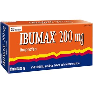 Ibumax filmdragerad tablett 200 mg 30 st