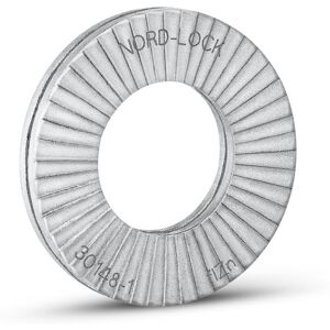 Nord-Lock Nl12 Låsbricka Di 13 Mm, Zinkflake, Din 25201 13 X 19,5 X 2,5 Mm, 200-Pack, Infästning