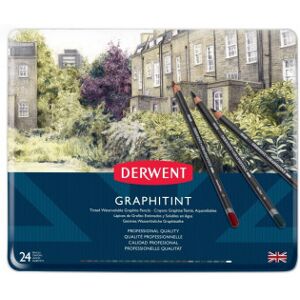 Derwent Graphitint -Färgpennsats, 24 Pennor