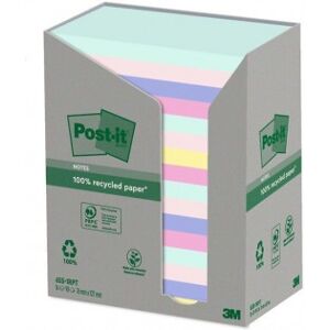 3M Post-It Nature Eco Z-Notes - Meddelandelapp, Färgsortiment, 76x127m