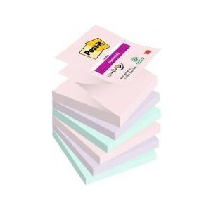 3M Post-It Nature Eco Z-Notes -Anteckningslapp, Färgassortiment, 76x76