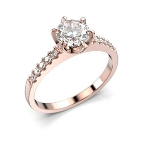 Festive diamantring Julianna sidostens 0,80 ct roseguld 682-080-PK