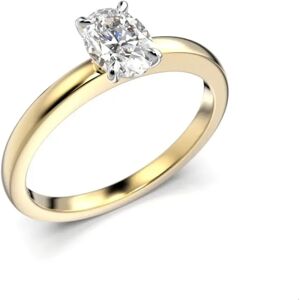 Festive diamantring oval Selena 0,50 ct gultvitguld 683-050-KV