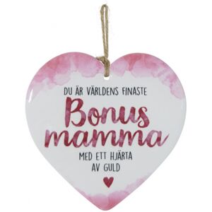 Bonusmamma keramikhjärta