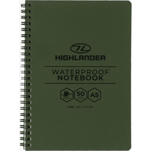 Highlander Outdoor Highlander Waterproof Notebook A5 14.8x21cm