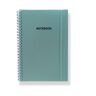 A4 Twinwire Wiro Bound Pastel Notebook Ruled Paper Pad Notes (Pastel Pink) (Pastel Grey)