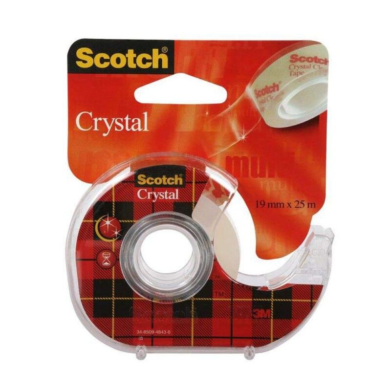 Scotch Crystal Tape 19 mm x 25 m Hush&aring;ll