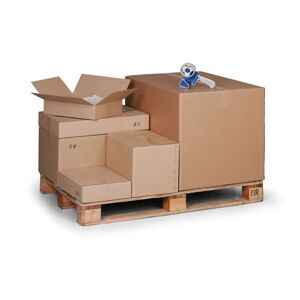 B2B Partner Kartónová krabica s klopami, 400x400x200 mm, 3-vrstvová lepenka, balenie 25 ks