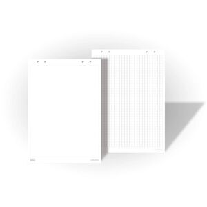 Bi-Office Papierové bloky pre flipchart tabule, balenie 5x 25 listov, štvorčekované