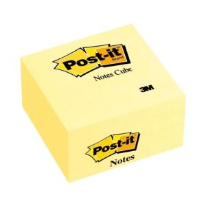 Post-It 5426PI Cube Sticky Notes 76mm x 76mm - Canary Yellow (1 x 450 Sheets)