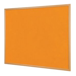 Symple Stuff Wall Mounted Bulletin Board orange 90.0 H x 120.0 W x 2.2 D cm