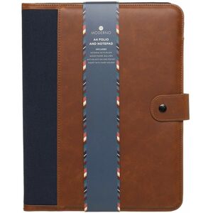 Whsmith Moderno Black A4 Folio And Notepad