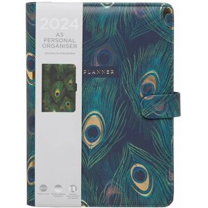 Whsmith A5 2024 Peacock Organiser