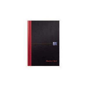 Single Cash Book A5 Pk5 - Black N Red