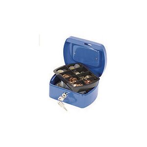 Q-Connect Blue 6 Inch Cash Box