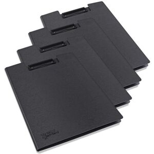 Germ Savvy Antibacterial A4 Foldover Clipboard Black Pack 4 - Black - Rapesco