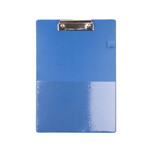Unbranded (Blue) 10x A4 Foolscap Clipboard PVC With Pen Holder Black Blue Clip