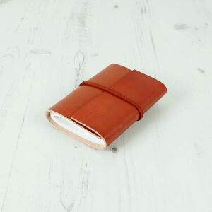 Paper High Mini Brown Leather Notebook