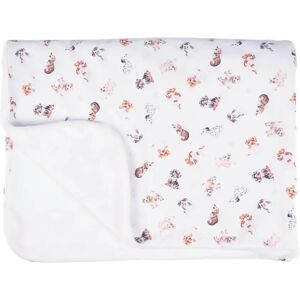 Wrendale Designs by Hannah Dale Little Wren Baby Blanket - Little Paws - Dog