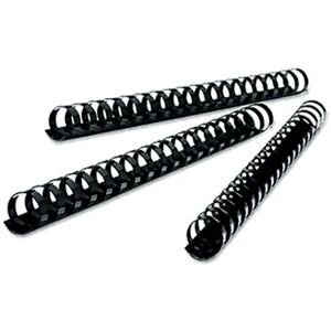 GBC CombBind A4 25mm Binding Combs Black (Pack of 50) 4028182