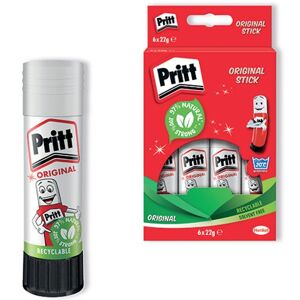 Pritt Stick Glue Stick 22g (Pack of 6) 10456071