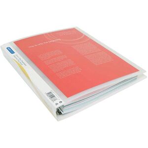 Rapesco Presentation Four-Ring Binder 25mm A4 Clear (Pack of 10) 0717