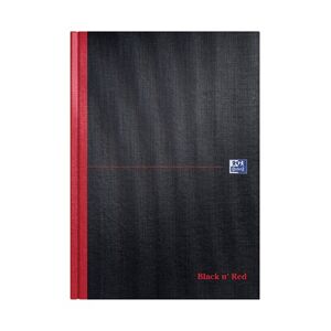 Black n Red Black n' Red Casebound Smart Ruled Hardback Notebook A4 100080428