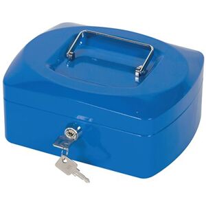 Q-Connect Cash Box 8 Inch Blue KF02623