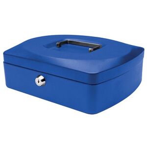 Q-Connect Cash Box 10 Inch Blue KF02624