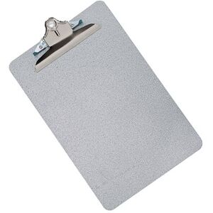 Q-Connect Metal Clipboard Foolscap Grey (All metal construction for durability) KF05595