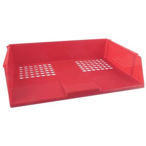 Q-Connect Wide Entry Letter Tray Red KF21691