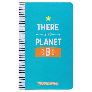 Pukka Planet Notepad No Planet B Soft Cover Blue 9703-SPP