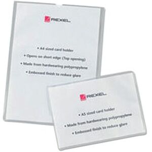 Rexel Card Holders Polypropylene A4 Clear (Pack of 25) 12092