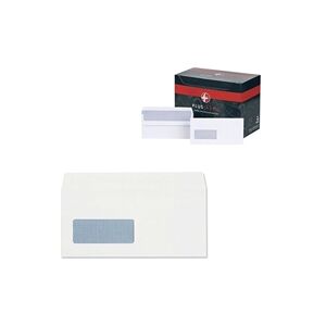 Plus Fabric Envelopes Wallet 110gsm DL White [Pack 500] - J22370